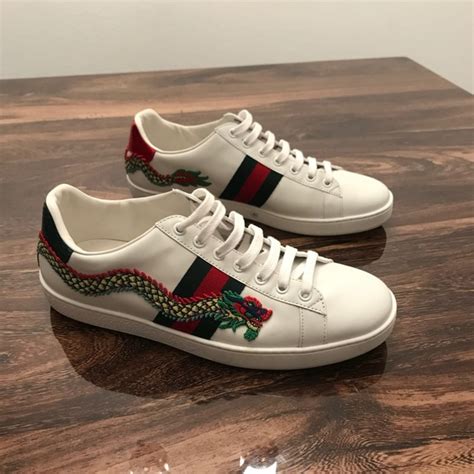 gucci dragon shoes replica|gucci ace dragon sneakers.